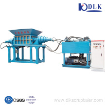 DS Double Shaft Shredder For Metal Oil Drum